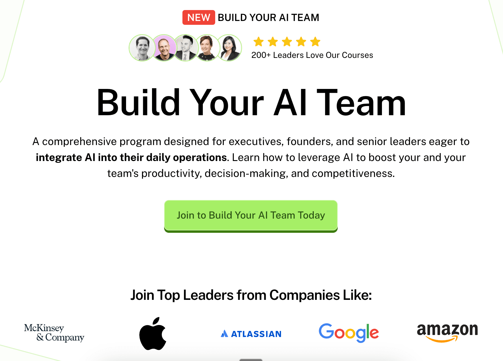 Build Your AI Team (10 Day Advanced Course)