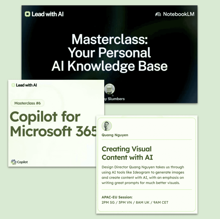 3x Masterclass Bundle: AI Images, Copilot, NotebookLM